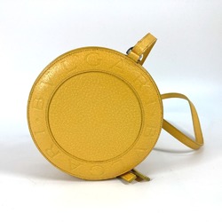 Bulgari Round shape Pochette bag Shoulder Bag yellow