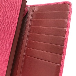 Bulgari Logo clip Wallet Long Wallet pink GoldHardware