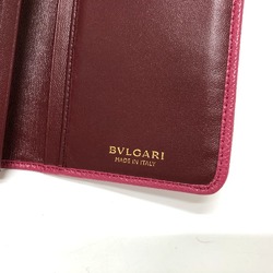 Bulgari Logo clip Wallet Long Wallet pink GoldHardware