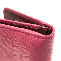 Bulgari Logo clip Wallet Long Wallet pink GoldHardware