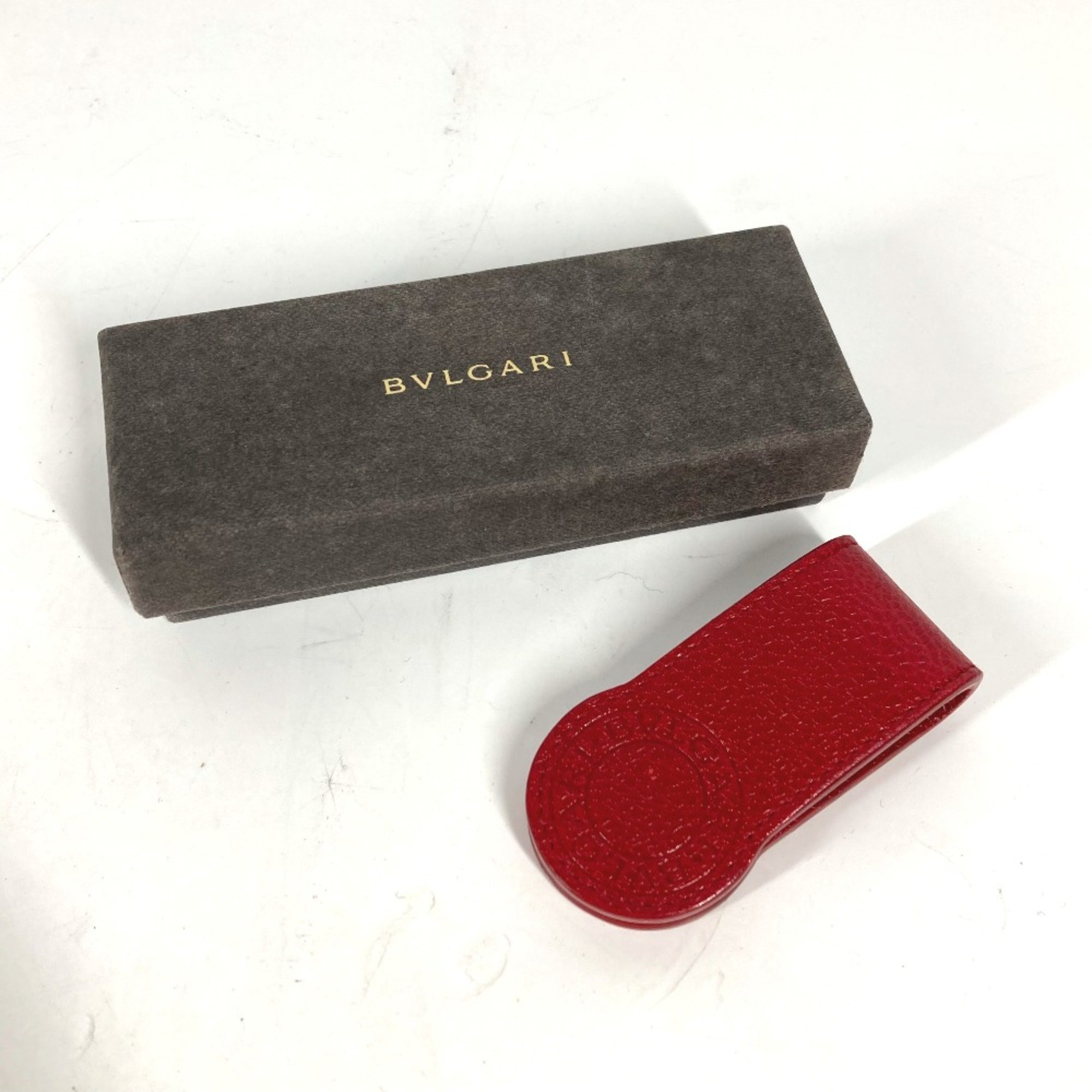 Bulgari Wallet Money clip Red