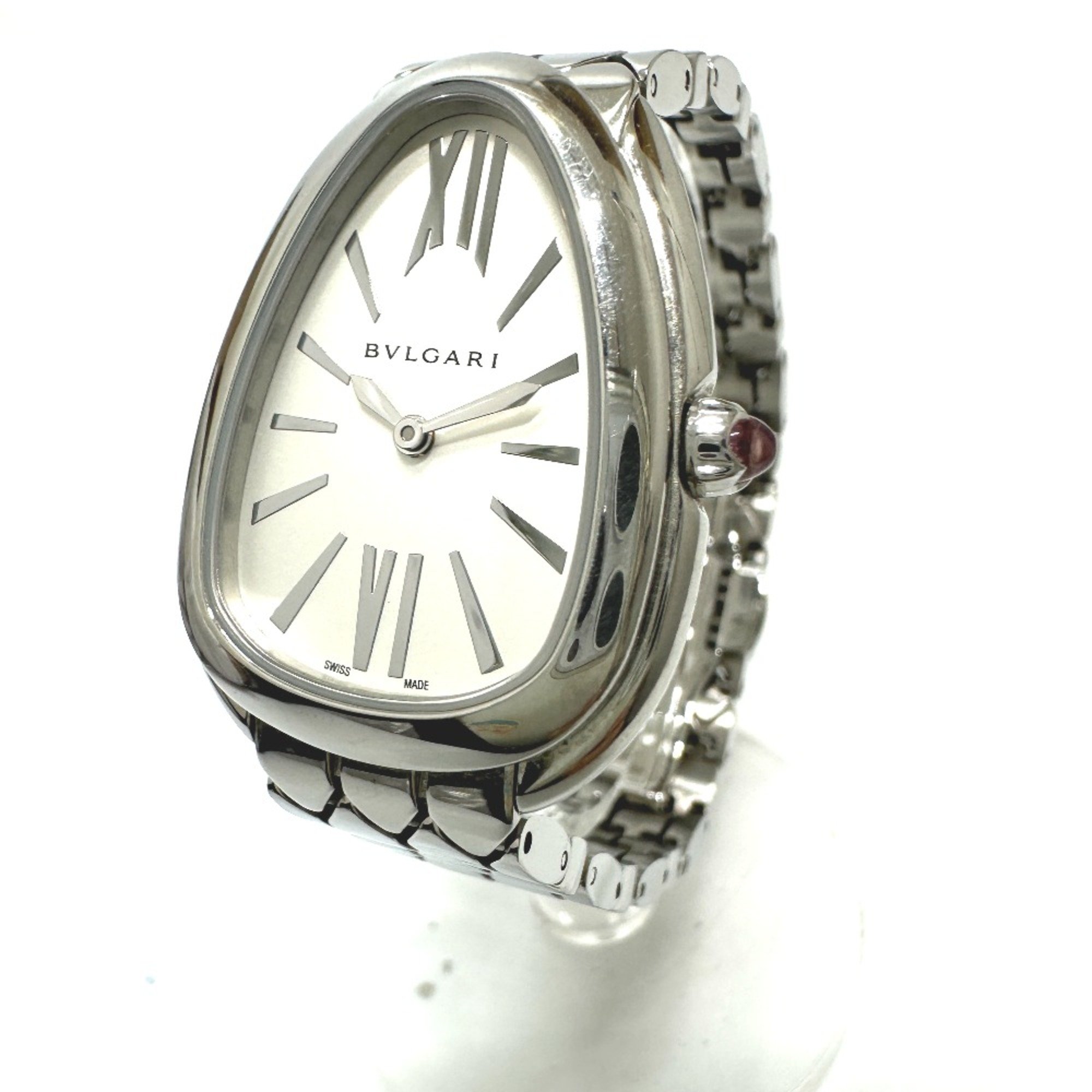 Bulgari SP33WSS quartz Wristwatch Silver