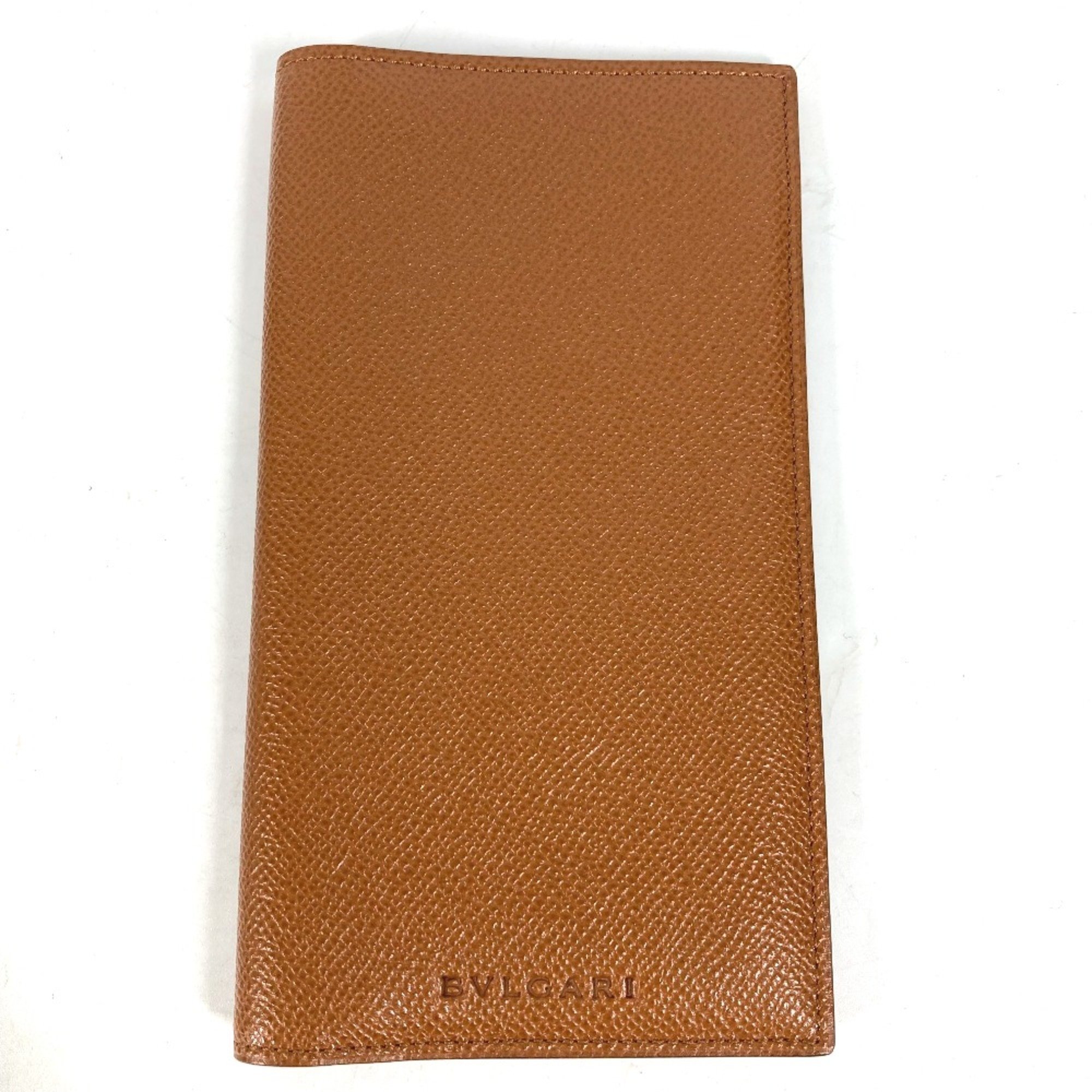 Bulgari Long wallet Two fold Long Wallet Brown