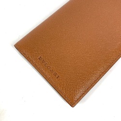 Bulgari Long wallet Two fold Long Wallet Brown