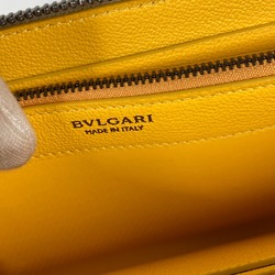 Bulgari Long wallet Zip Around Long Wallet IvoryBased