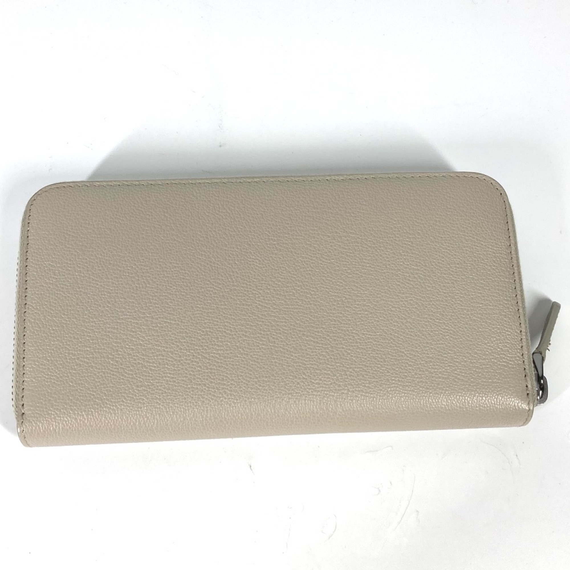 Bulgari Long wallet Zip Around Long Wallet IvoryBased