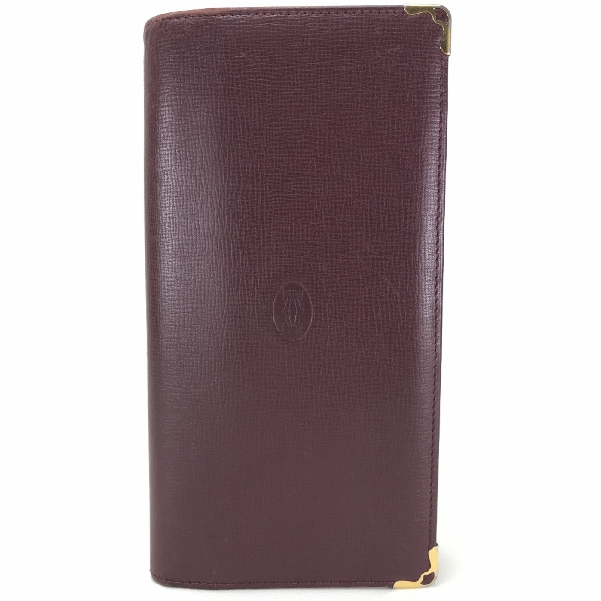 Cartier Must de Line Long Wallet Folded wallet Bordeaux