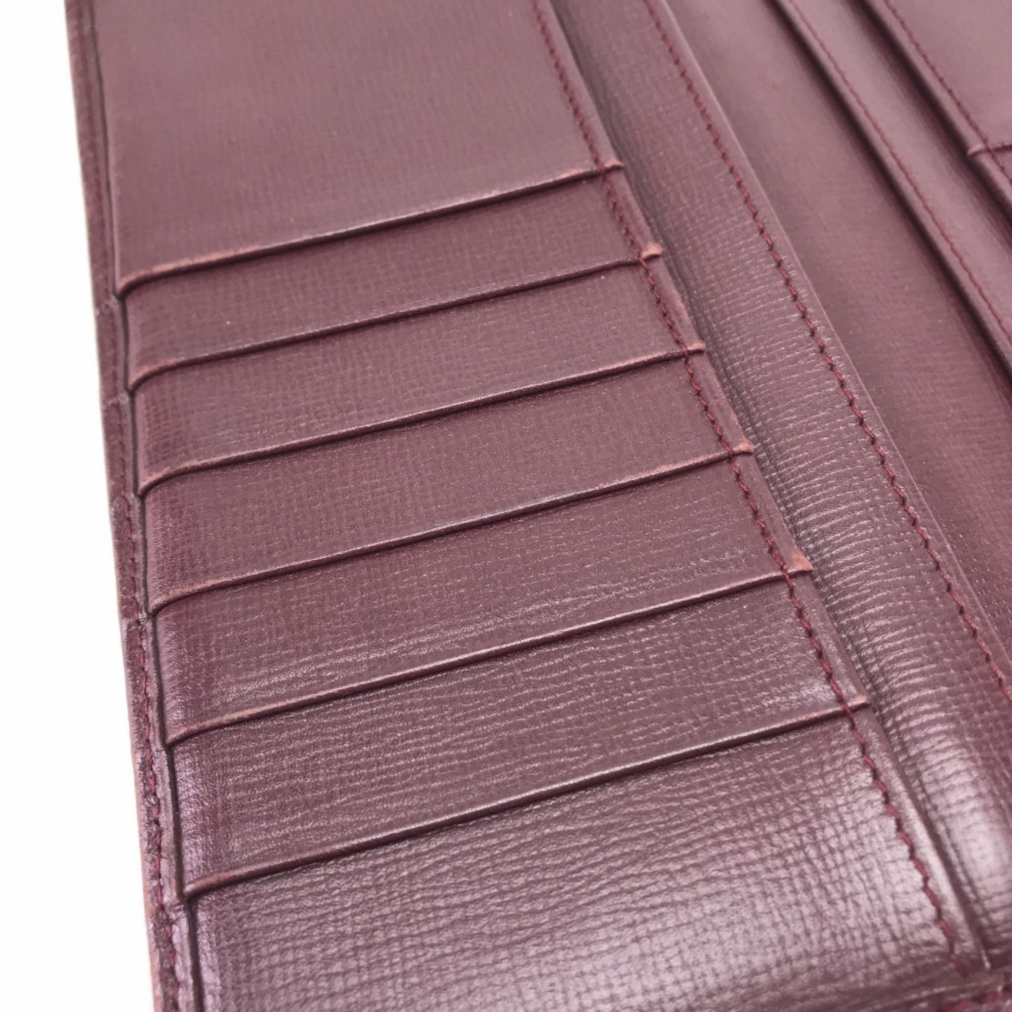 Cartier Must de Line Long Wallet Folded wallet Bordeaux