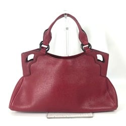 Cartier Bag Tote Bag Hand Bag Hand Bag Wine red Based