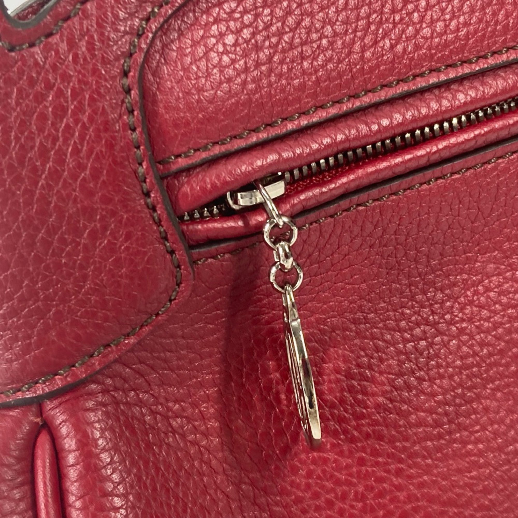 Cartier Bag Tote Bag Hand Bag Hand Bag Wine red Based