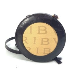 Bulgari Logo mania Pochette round bag Crossbody Shoulder Bag Brown BeigeBased