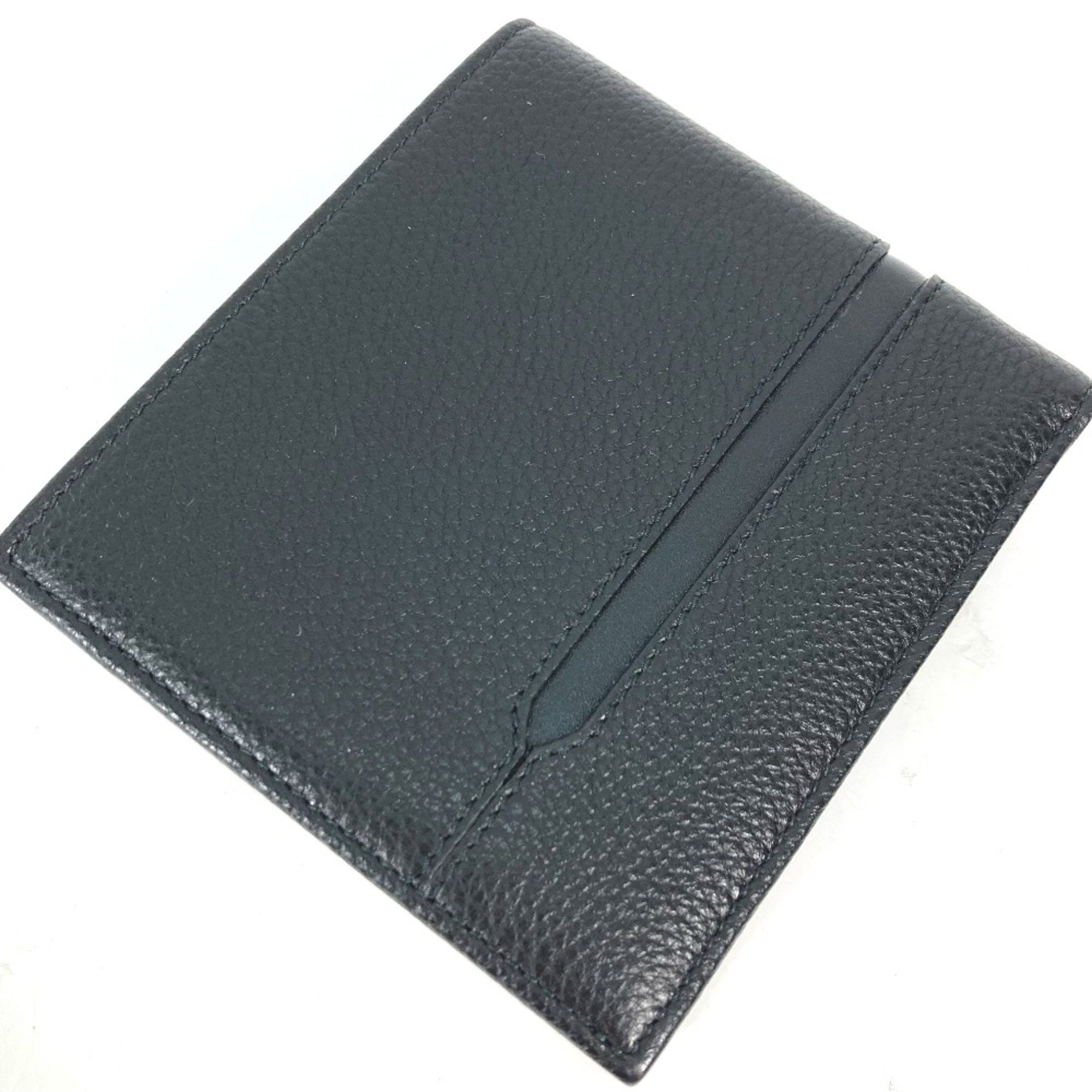 Bulgari Compact wallet Folded wallet Black