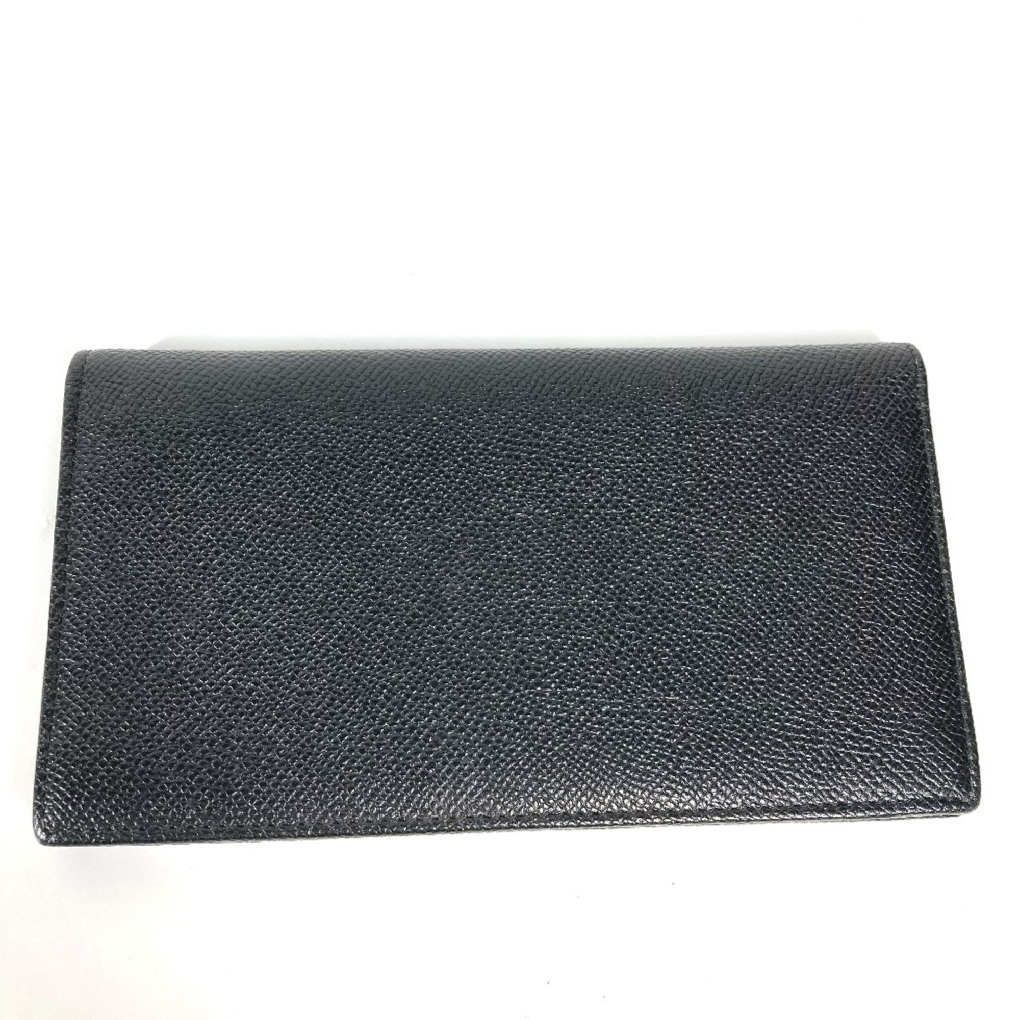 Bulgari Long wallet Two fold Long Wallet Black