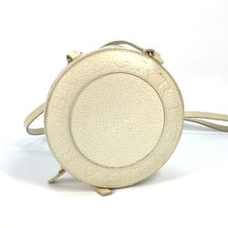 Bulgari logo Round bag Crossbody Shoulder Bag IvoryBased