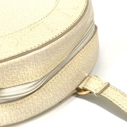 Bulgari logo Round bag Crossbody Shoulder Bag IvoryBased