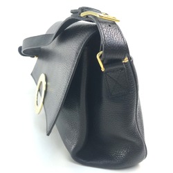 CELINE vintage Kaban One Shoulder Bag Hand Bag Black x GoldHardware