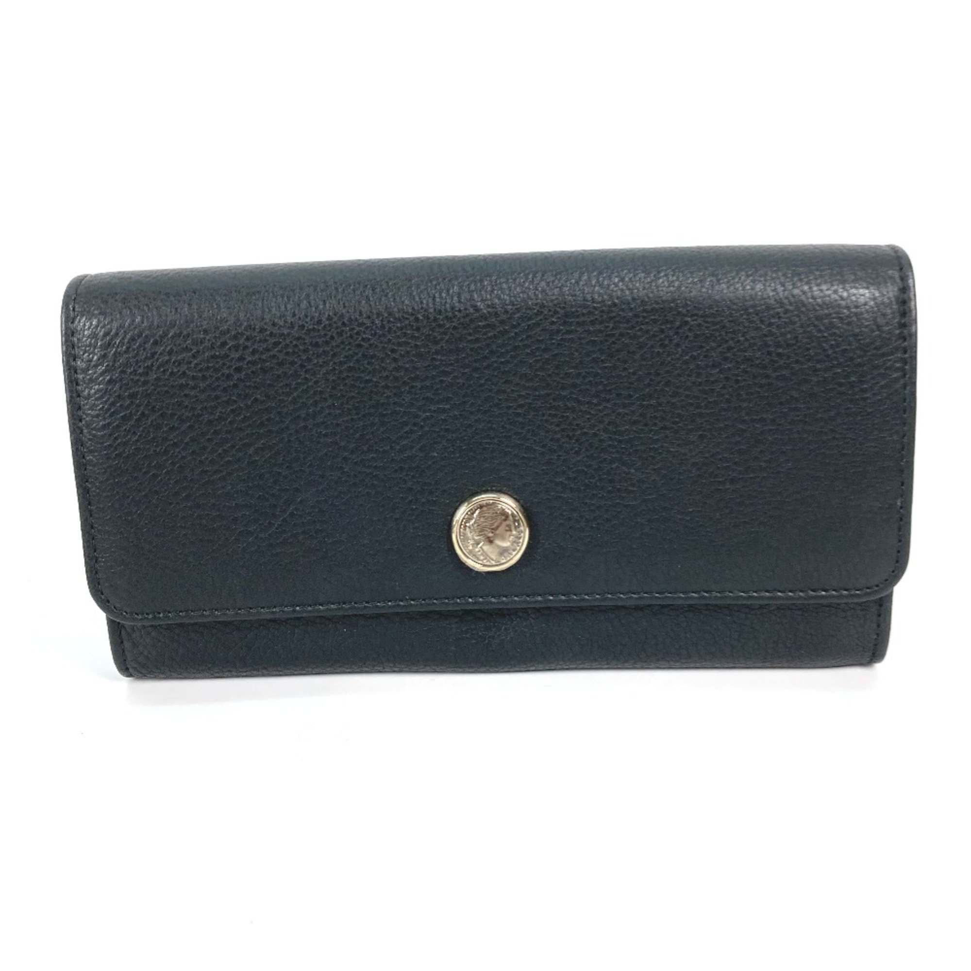 Bvlgari 35963 Long wallet flap Long Wallet Black