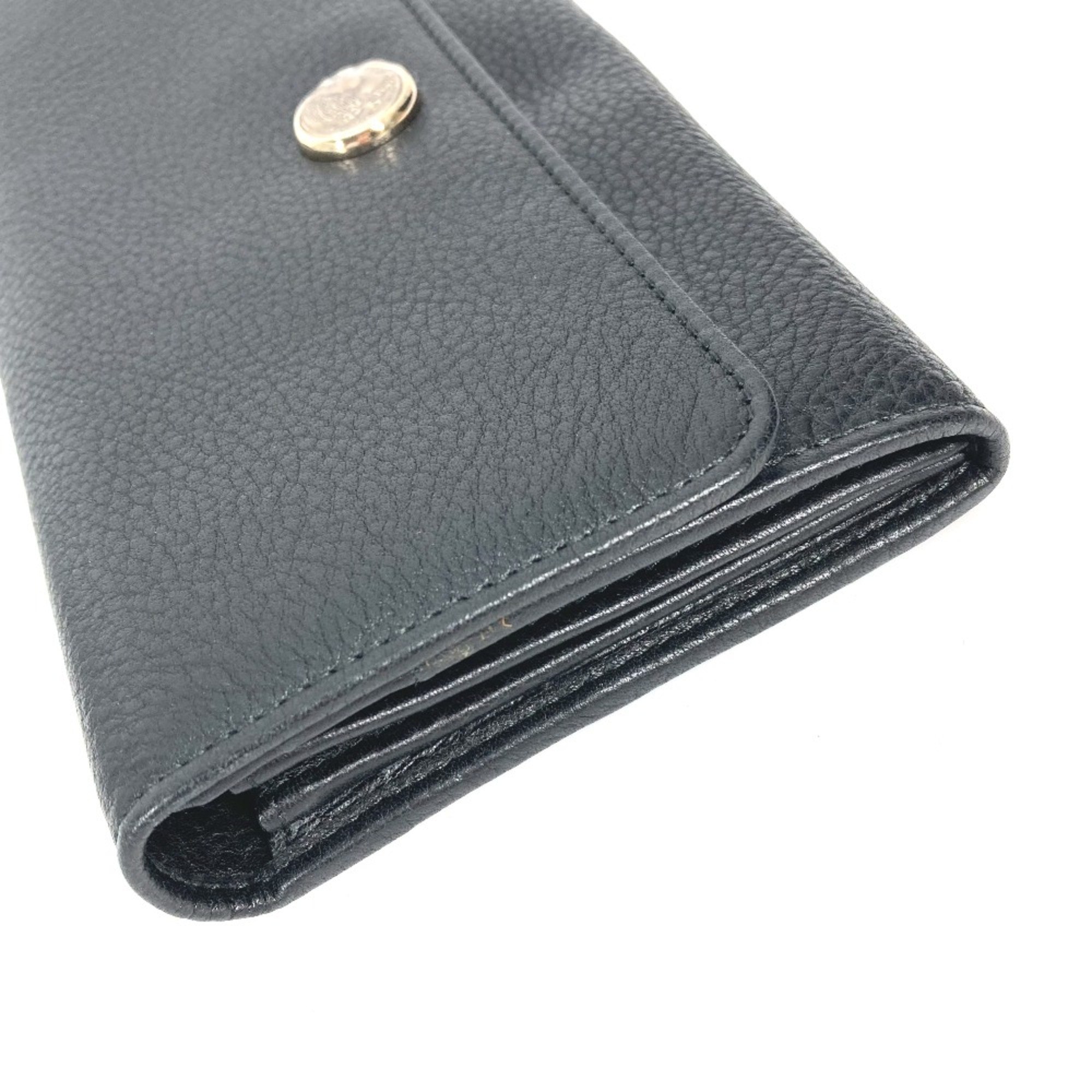 Bvlgari 35963 Long wallet flap Long Wallet Black