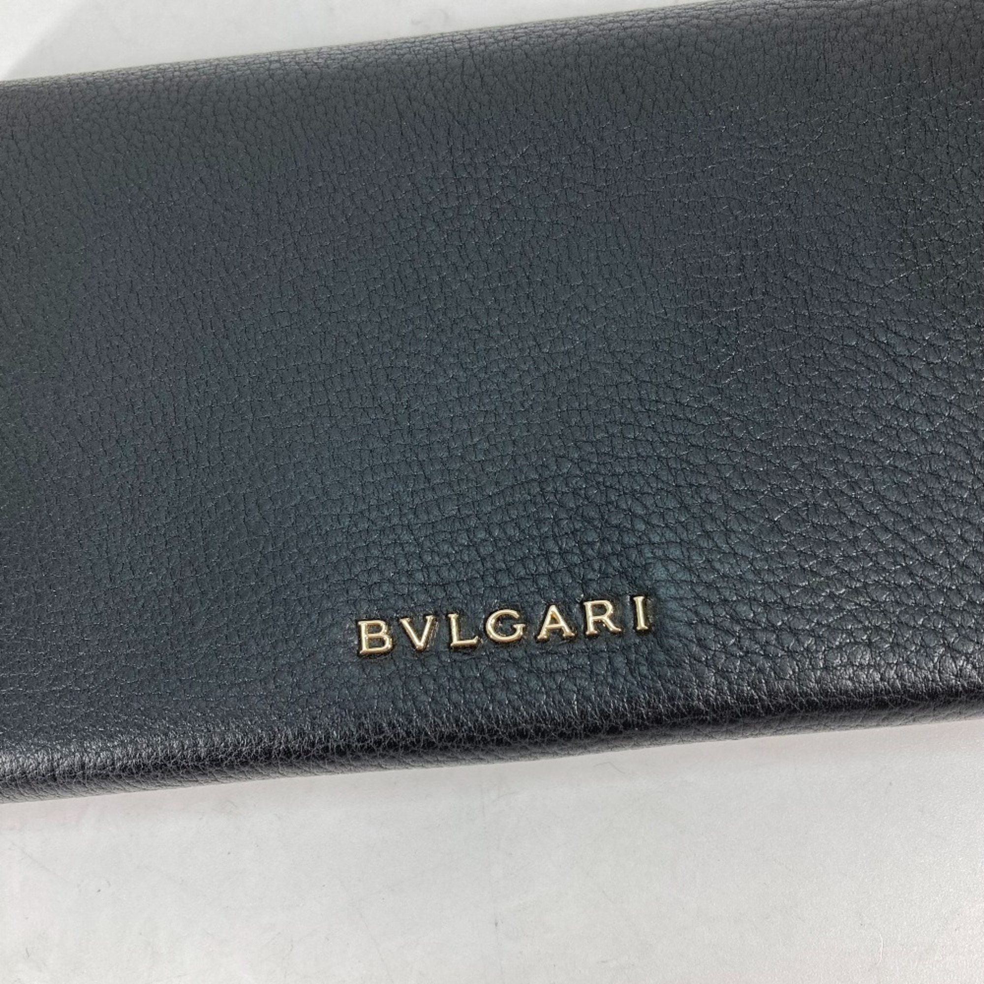 Bvlgari 35963 Long wallet flap Long Wallet Black