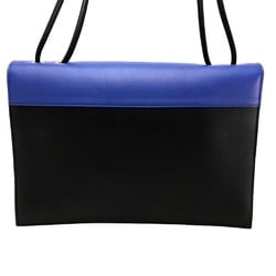 CELINE Spring /Summer 2015 Tricolor 2way Shoulder Bag Shoulder Bag Clutch bag blue Black blue