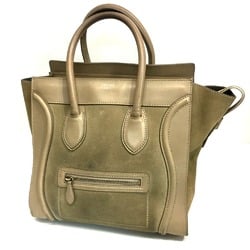 CELINE 167793 Luggage Bag Hand Bag Tote Bag Beige