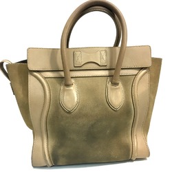 CELINE 167793 Luggage Bag Hand Bag Tote Bag Beige