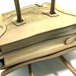 CELINE 167793 Luggage Bag Hand Bag Tote Bag Beige