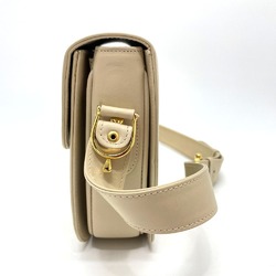 CELINE Carriage hardware bag shawl Shoulder Bag Beige x GoldHardware