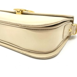 CELINE Carriage hardware bag shawl Shoulder Bag Beige x GoldHardware