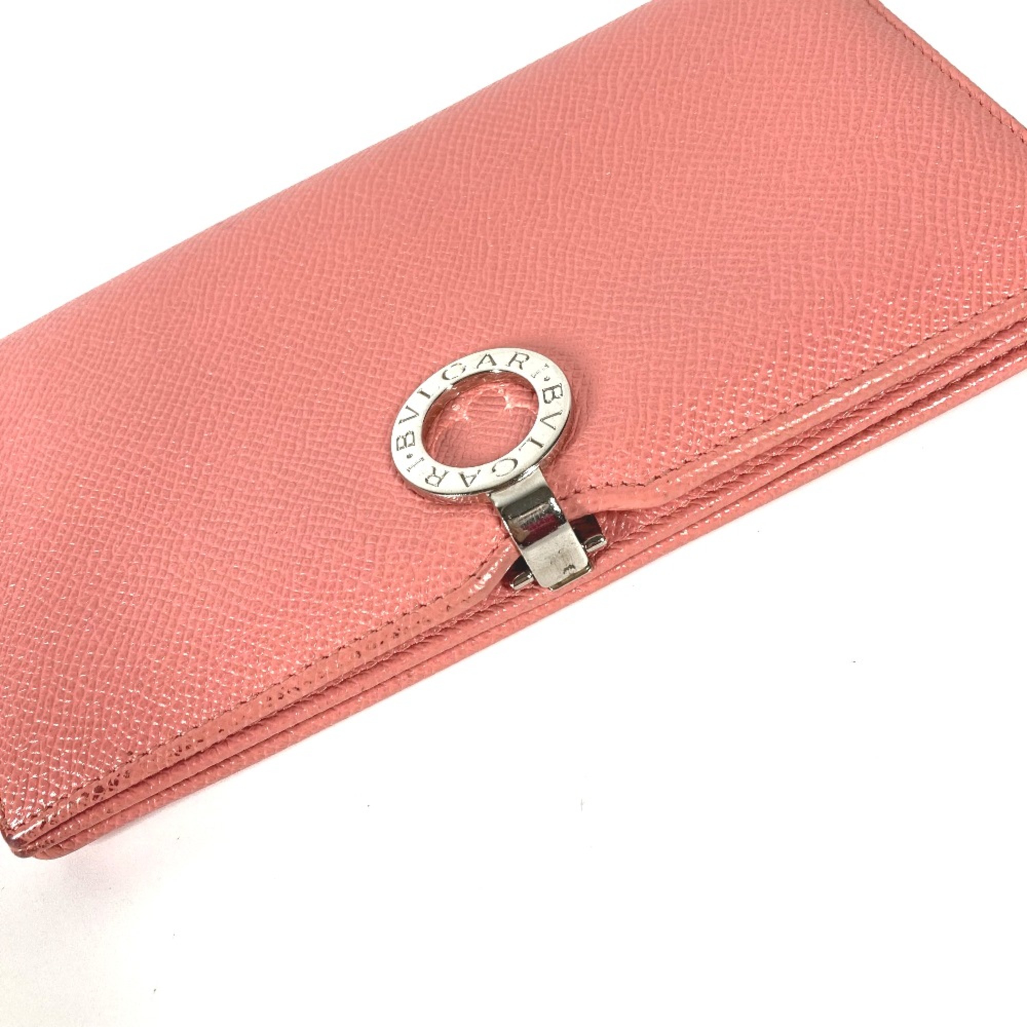 Bulgari Bulgari Bulgari long wallet bifold Long Wallet pink