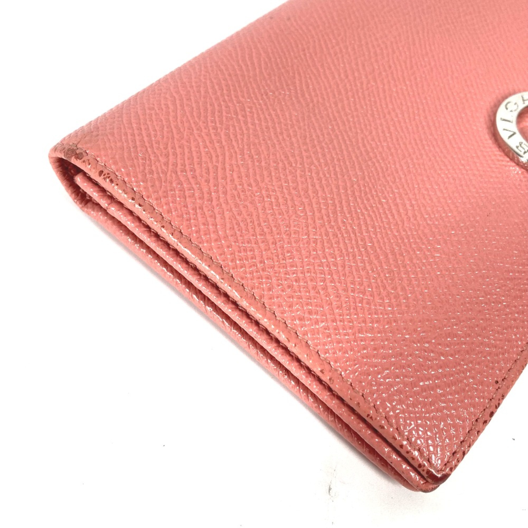 Bulgari Bulgari Bulgari long wallet bifold Long Wallet pink