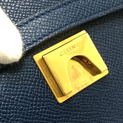 CELINE 176103ZVA.07DS flap Bag Semi Shoulder Bag Hand Bag Deep sea blue Navy