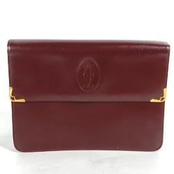 Cartier Must de Line With strap Clutch bag wine-red