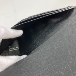 Bulgari Long wallet Two fold Long Wallet Black