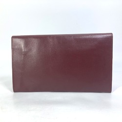 Cartier Pouch Clutch bag wine-red