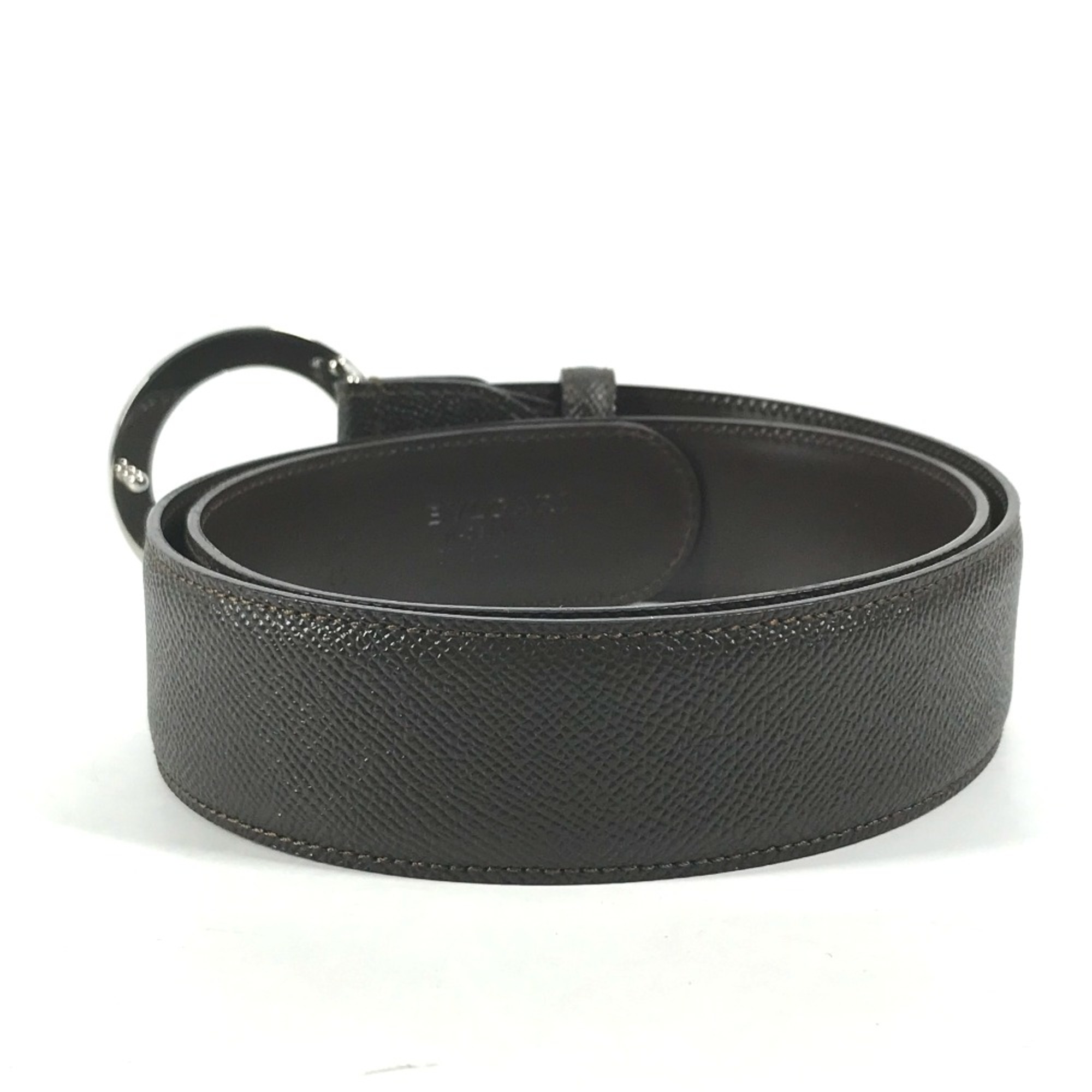 Bulgari belt Dark brown SilverHardware