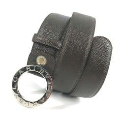 Bulgari belt Dark brown SilverHardware