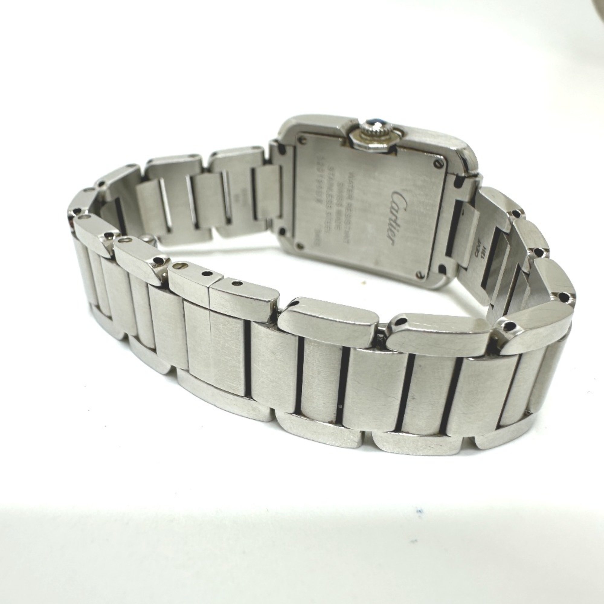 Cartier W4TA0003 11P diamond quartz Wristwatch Silver