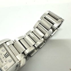 Cartier W4TA0003 11P diamond quartz Wristwatch Silver