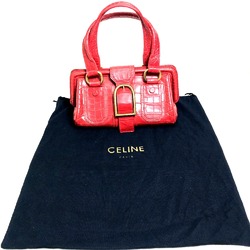 CELINE belt Bag Hand Bag Red GoldHardware