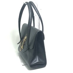 CELINE vintage Bag Tote Bag Hand Bag Black x GoldHardware