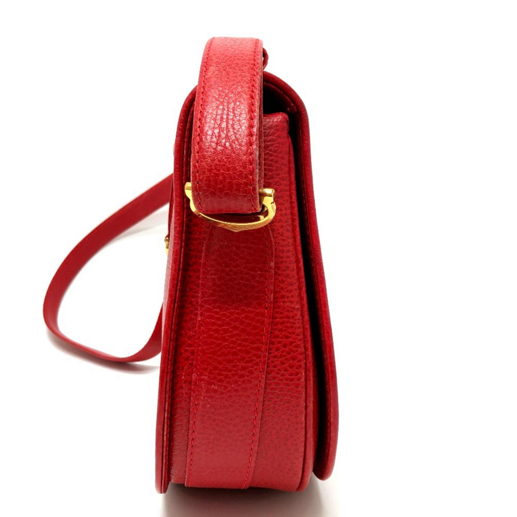 Cartier Crossbody bag bag Shoulder Bag Red GoldHardware