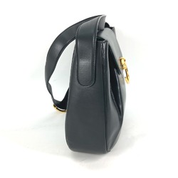 Cartier Shoulder Shoulder Bag Black Gold