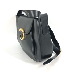 Cartier Shoulder Shoulder Bag Black Gold