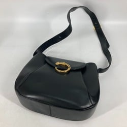 Cartier Shoulder Shoulder Bag Black Gold