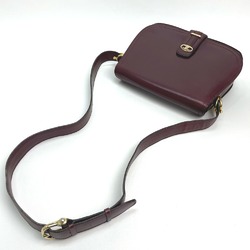 CELINE logo bag shawl Shoulder Bag Bordeaux Based