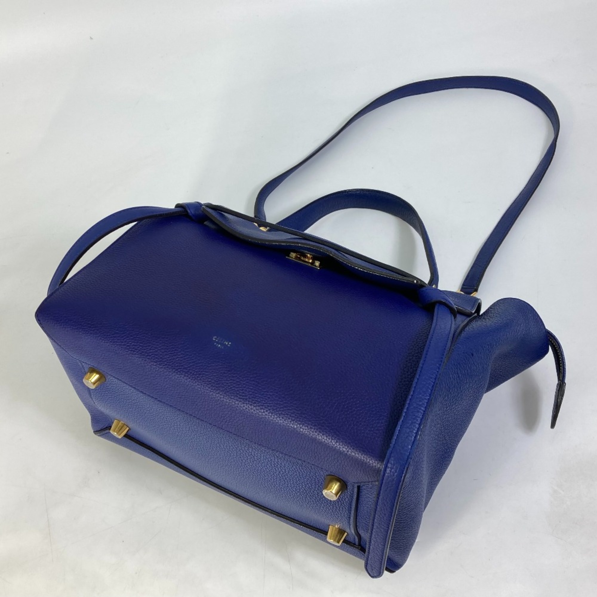 CELINE Hand Bag Bag 2WAY bag Shoulder bag Shoulder Bag blue