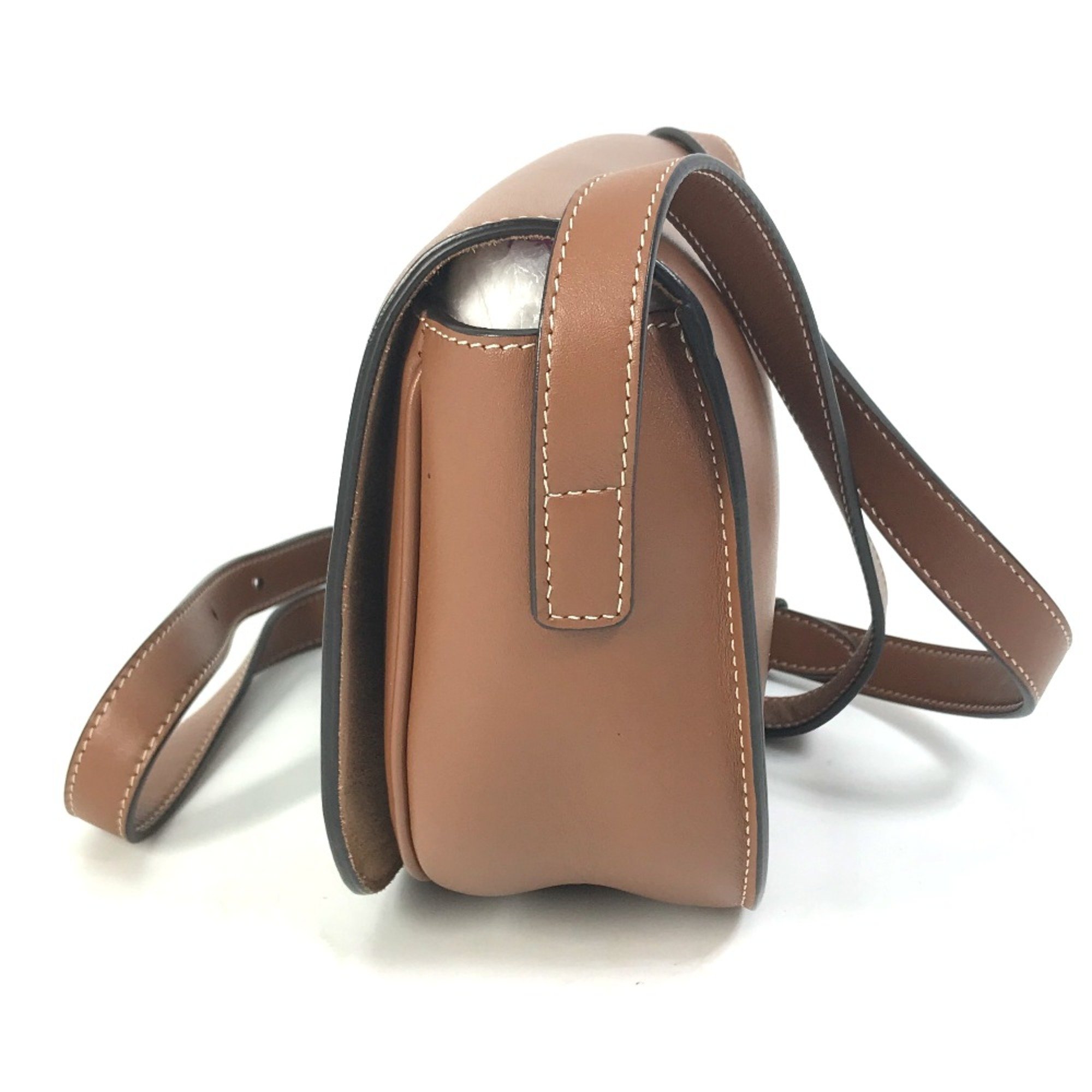 CELINE 198263DU3 Crossbody Pochette Bag Shoulder Bag Tan Brown