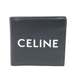 CELINE 10C873DME logo Folded wallet Black