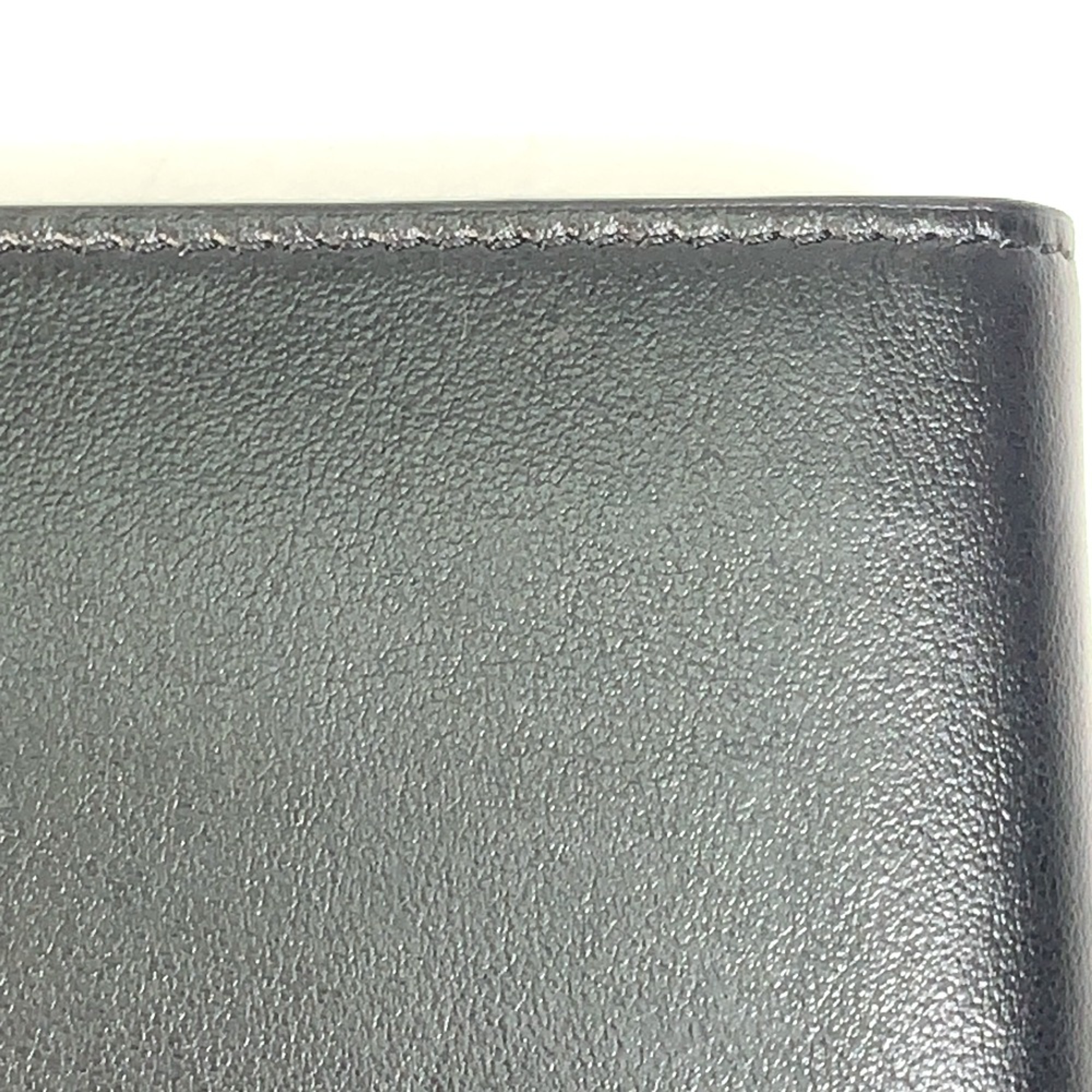 CELINE 10C873DME logo Folded wallet Black